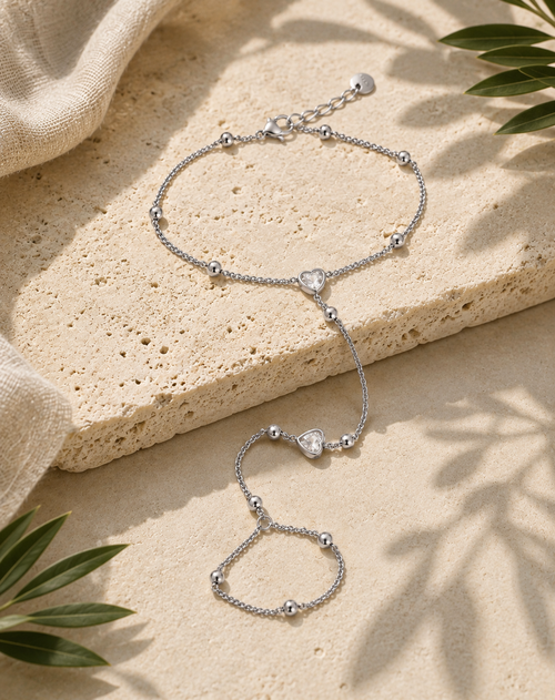 Heartline Hand Chain