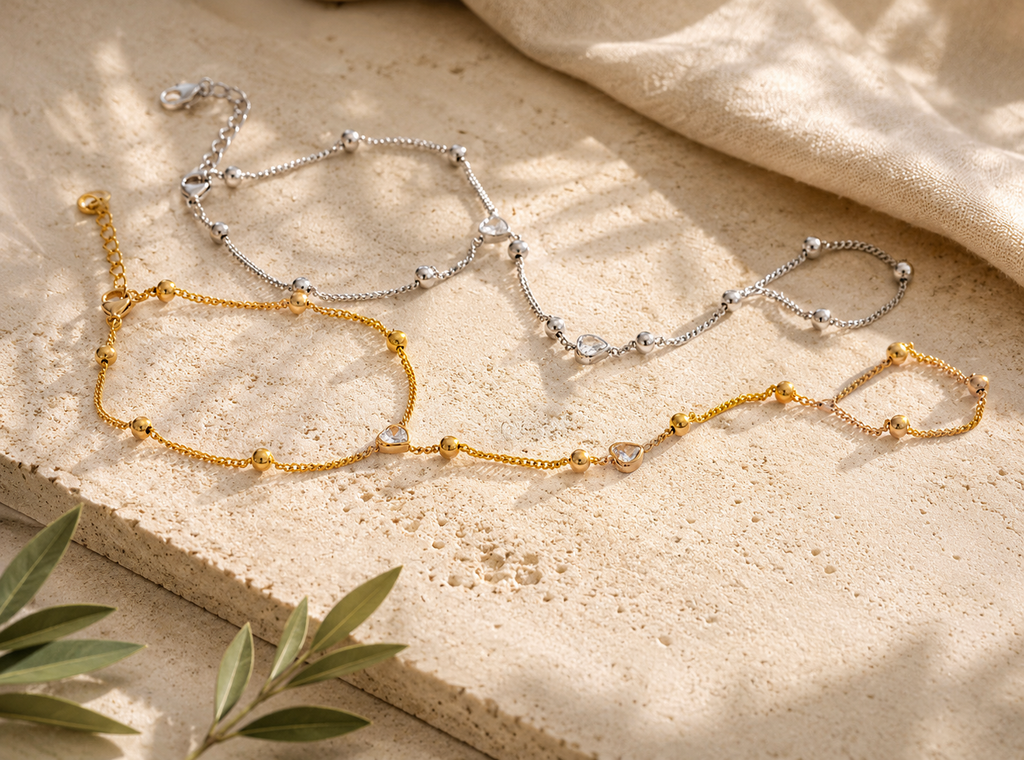 Heartline Hand Chain